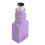 StarTech.com asendus-USB-klaviatuuri PS/2-adapter &ndash; F/M, PS/2, USB A, violetne
