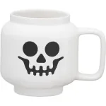 LEGO Kaffeetasse SKELETON, 255 ml, wei&szlig;, im Karton aus Keramik, in Form des LEGO Minifiguren-Kopfes, - 1 St&uuml;ck