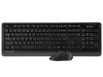 A4Tech FStyler FG1035 juhtmevaba klaviatuuri ja hiire komplekt, 2,4G, hall