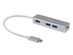 Equip 128958 USB-C &ndash; 4-pordiline USB 3.0 jaotur, USB 3.2 Gen 1, USB Type-A, 5 Gbps