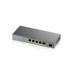 Zyxel GS1350-6HP-EU0101F v&otilde;rgukommutaator Hallatav L2 Gigabit Ethernet (10/100/1000) Power over Ethernet (PoE) Hall