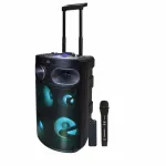 Kaasaskantav Bluetooth-karaokek&otilde;lar MANTA SPK0803B140 140 W, akutoide, MIC/USB/microSD, FM, ekvalaiser, rattad