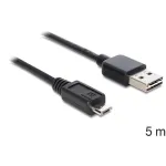 USB-kaabel DeLOCK EASY-USB 2.0-A Micro-B 5m
