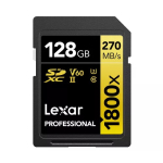 M&auml;lukaart Lexar 128GB SDXC UHS-II LSD1800128G-BNNNG