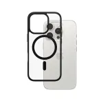 PanzerGlass &reg; HardCase l&auml;bipaistev musta MagSafe ja raamiga iPhone 16 Pro