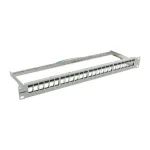 Keystone, moodulikandur, 48,30 cm (19) patch-paneel 24x TP-moodulile, 1U, Lich (S216321)