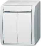 BUSCH JAEGER 1484-0-0379 - Nupud - Valge - IP44 - CE - 74 mm - 55 mm