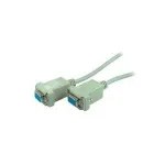 ShiverPeaks 78069-3 nullmodemi kaabel, 9-kontaktiline Sub-D pesa/pesa, 3 m, hall