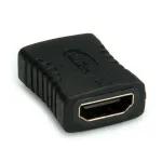 ROLINE - video/heli pesa-/pistikuadapter - HDMI - HDMI, 19-kontaktne (F) - HDMI, 19-kontaktne (F) - must (12.03.3151)