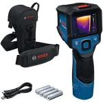 juhtmeta termokaamera GTC 12V-450-13 Professional, termodetektor Sinine/must, ilma aku ja laadijata, t&ouml;&ouml;riistakotis