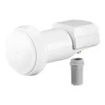 Wentronic Goobay Universal Single LNB, valge-hall &ndash; digitaalne SAT LNB (DVB-S2) &uuml;hele kasutajale (4K/HDTV/3D vastuv&otilde;tt) (67269)