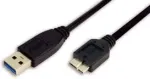 Logilink - USB-kaabel - 9-kontaktiline USB-t&uuml;&uuml;p A (M) - 10-kontaktiline mikro-USB-t&uuml;&uuml;p B (M) - 1 m (USB 3.0) (CU0026)