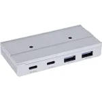 InLine 35395M liidesejaotur USB 3.2 Gen 2 (3.1 Gen 2) USB-C 10000 Mbit/s h&otilde;bedane