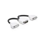 Video kaabli adapter DeLOCK 65281 DMS 2 x DVI 0.2 m Must