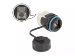 DeLOCK 86699 RJ45 Cat.6A LSA veekindel kaabli&uuml;hendus, must