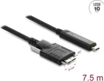 Delock 83629 aktiivne optiline kaabel USB 10 Gbps, USB Type-C - Micro-B, 7,5 m