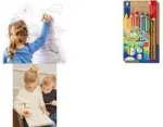V&auml;rvipliiatsid Staedtler Noris junior 140 &mdash; komplektis 6 erinevat v&auml;rvi