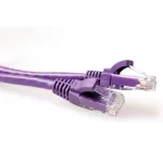 ACT lilla 20 meetri U/UTP CAT6 paigalduskaabel takistuseta RJ45 pistikutega