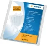 HERMA 1332 ID-kaardi tasku, A6, 110 x 155 mm, PP, 0,14 mm, l&auml;bipaistev