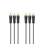 Hama 00205150 audio kaabel 1.5 m 3 x RCA Must
