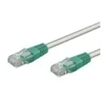 Wentronic Goobay CAT 5e crossover-paikakaabel, U/UTP, hall, roheline, hall-roheline, 0,25 m - CCA vasegu (68609)