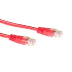 ACT punane 15 meetri U/UTP CAT5E paigalduskaabel RJ45 konnektoritega