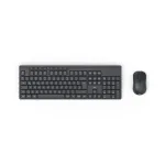 Hama WKM-200 klaviatuur, hiir kaasas, kodu/kontor, RF-juhtmevaba, QWERTZ, saksa, must