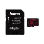 Hama 123979 microSDXC m&auml;lukaart 64 GB, UHS-I, UHS klass 3, SD-adapteriga