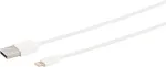Lightning-kaabel S/CONN 14-12047 4 m valge USB-A-pistik