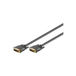Wentronic Goobay DVI-I FullHD kaabel Dual Link, must, 3 m - DVI-I pistik Dual-Link (24+5-Pin) > DVI-I pistik Dual-Link (24+5-Pin) (69210)