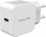 nevox USB PD Type C laadija (toiteadapter) 30 W valge (2008)