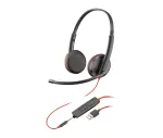 Peakomplekt POLY Blackwire 3225 Stereo USB-A juhtmega kontori k&otilde;nekeskus