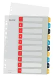 Leitz Cosy 1-10 prinditav register, PP, numbrisakiga register, pol&uuml;prop&uuml;leen (PP), portree, A4 Maxi, 245 mm, 305 mm