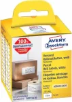 Avery Zweckform ASS0722430 tarne-/aadressildid, 54 x 101 mm, valge, 110 silti rullis