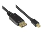 DisplayPort-kaabel Alcasa DP-MDP1 1 m Mini DisplayPort Must
