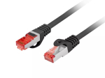 V&otilde;rgukaabel Lanberg PCF6-10CU-0025-BK RJ-45 Cat6 0.25 m Must