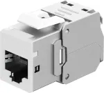 Goobay Keystone-Moodul RJ45 CAT 6A, STP, &Otilde;huke, Valge (77949)
