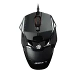 Mad Catz THE AUTHENTIC R.A.T. 1+ Gaming Mouse (MR01MCINBL000-0) - Must/Punane