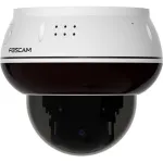 Foscam D8ET-W 8MP 4K UHD PoE PTZ IP Dome Camera with AI Detection, White
