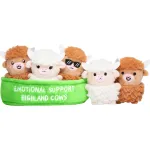 Just Play Emotional Support Highland Cow Plush Toy - Brown, 10 Inches