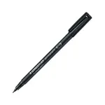 STAEDTLER Lumocolor 314-9 p&uuml;siv marker, must, kiilotsik, 1-2.5 mm