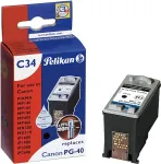 Pelikan Remanufactured Ink Cartridge for Canon PG-40 (Black, High Yield)