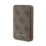Guess Power Bank MagSafe 5000mAh 4G PU Brown