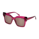 Blumarine Women's Sunglasses SBM832S5401BV Butterfly Acetate Black Grey Gradient UV400
