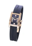 SOL WATCH WOMAN 10011/1 (23mm) kvartskell analoogkell - roostevabast terasest korpus, valge sihverplaat, mustast nahast rihm