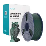 SUNLU PLA+ Silk Dual Color Filament (Black and Green) 1.75 mm 1 kg