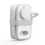 ORICO APP 15.5W 5-in-1 Power Strip with 2x AC, 2x USB-A, 1x USB-C - White