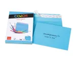 ELCO Color &Uuml;mbrik C6 (114 x 162 mm), aknata, isekleepuv, 100 g/m&sup2;, sinine, 25 tk (74634.32)