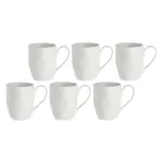 Set of 6 Porcelain Mugs LA PORCELLANA BIANCA Bianca Collection