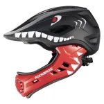 ROCKBROS TT-32006 Shark laste konverteeritav jalgrattakiiver eemaldatava l&otilde;uakaitsega, suurus S (48-52 cm), must